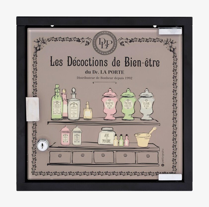 Medicinskåp från Derriére la porte med nostalgisk design