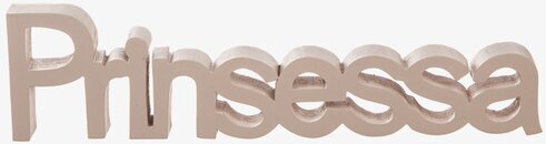 Dekoration Stående Prinsessa från Different Design i trä