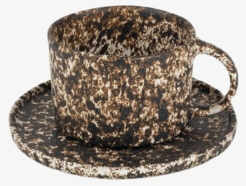 Peppar Kopp Med Fat från Olsson & Jensen i stengods