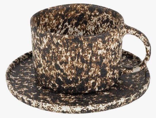 Peppar Kopp Med Fat från Olsson & Jensen i stengods