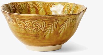 Skål Arabesque Pineapple från Sthål med detaljerat mönster