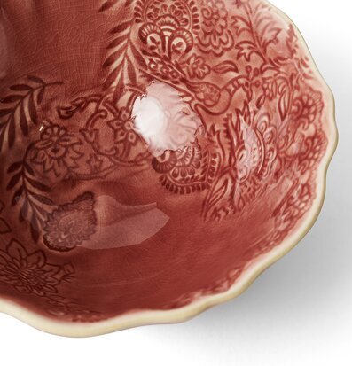 Skål Arabesque Old Rose från Sthål med detaljerat mönster