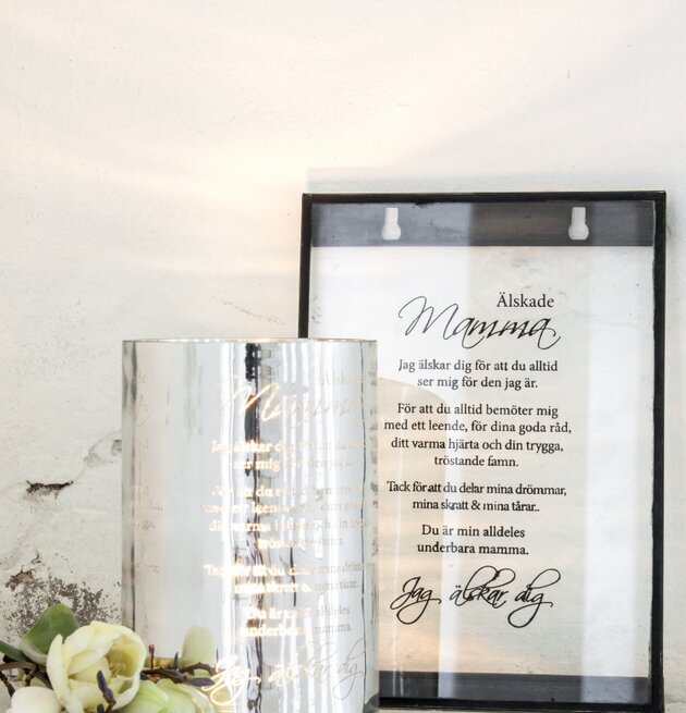 Mamma - Majas Cottage från Majas Cottage med hyllningstext