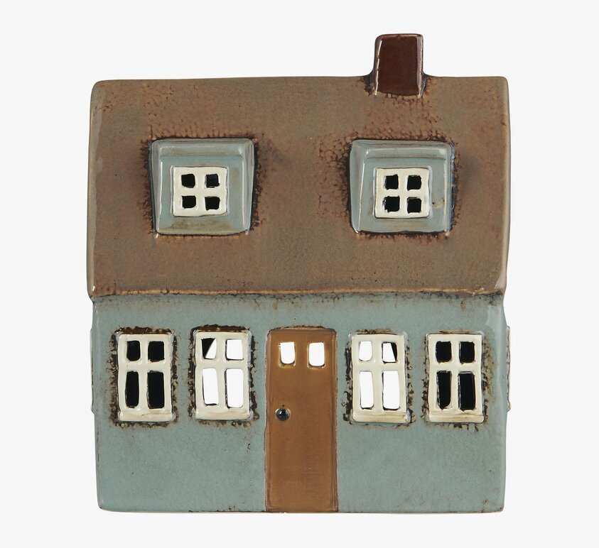 Ljuslykta Nyhavn 2 från IB Laursen i keramik, husform