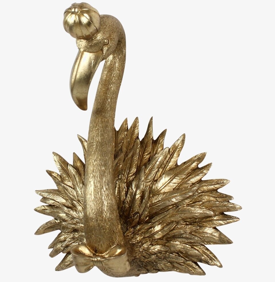 Väggdekoration Royal Flamingo från Werner Voss i guld