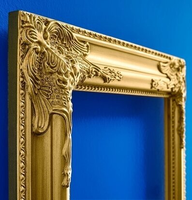 Werner Voss Ram Barock Guld med utsmyckade detaljer