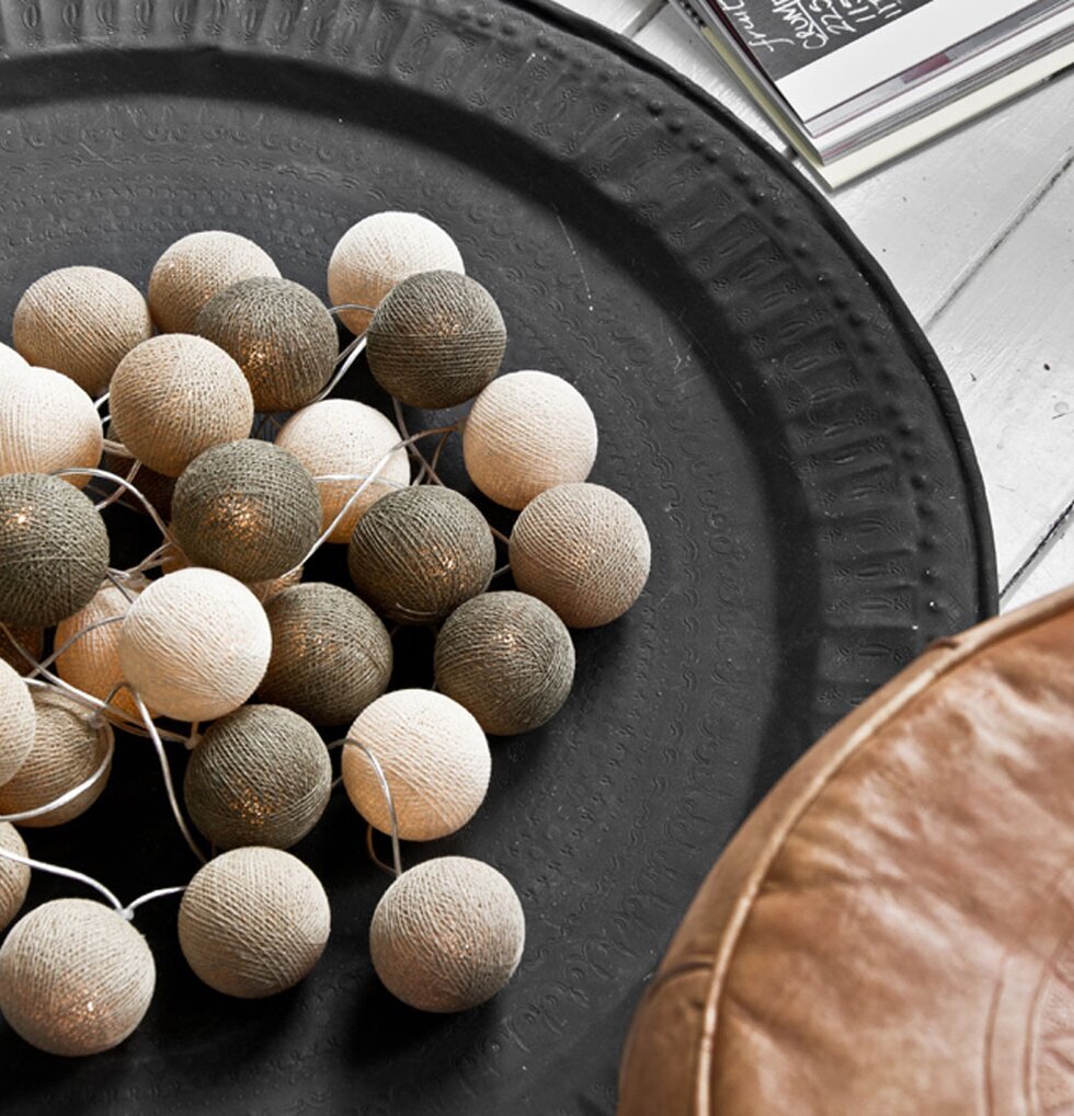 Ljusslinga Happy Lights - Sahara från Happy Lights på fat