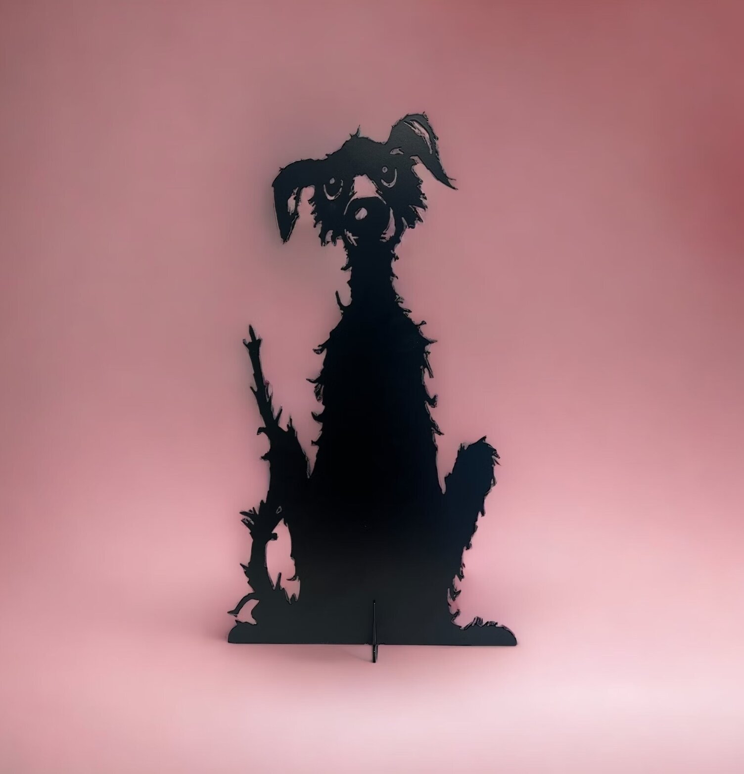 #ÄlskaPlåt Byrackan Svart från Älskaplåt, siluett av hund