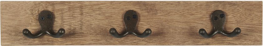 Klädhängare 3 Krokar från IB Laursen med trä och metall