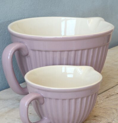 Vispskål Mynte English Rose från IB Laursen i två storlekar