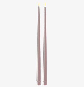 Middagsljus Rose LED 2-Pack 38 cm från Deluxe Homeart
