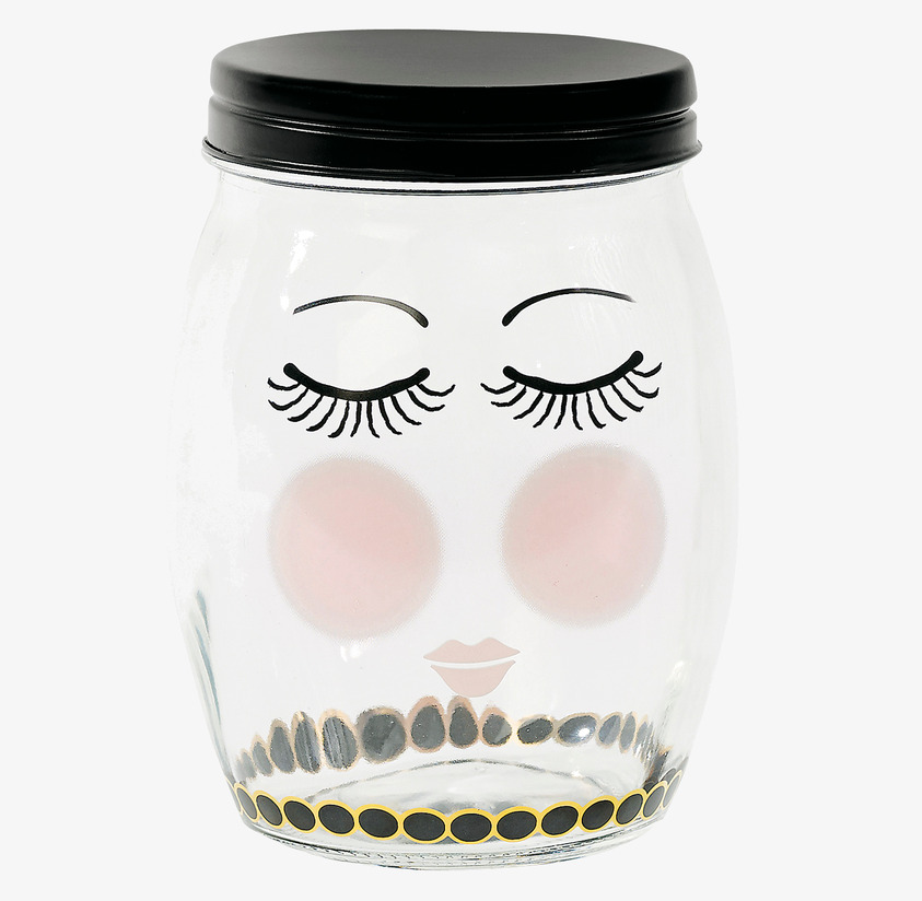 Glasburk Eyes från Miss Etoile med dekorativt ansikte