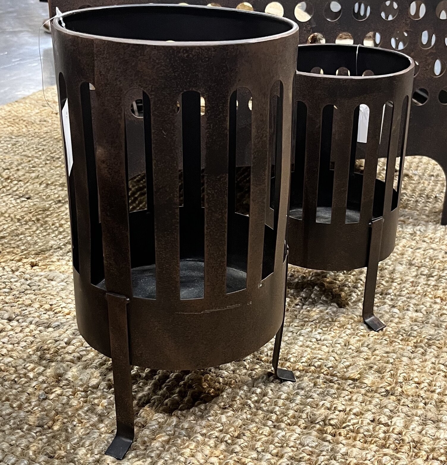 Marschallhållare Plåt Set/2 från Västanvinden i rustik stil