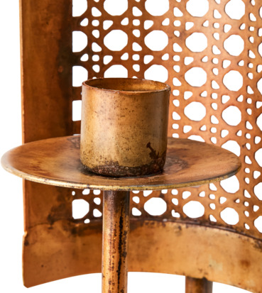 Väggljushållare Mässing från Affari med antik design