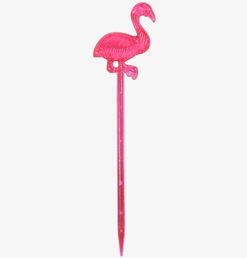 Cocktail Sticks Flamingo från Rice med rosa flamingodesign