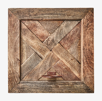 Väggljushållare Vector Brun 40x40cm från Affari i trä