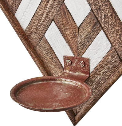 Väggljushållare Vector Brun/Vit 30x45cm från Affari