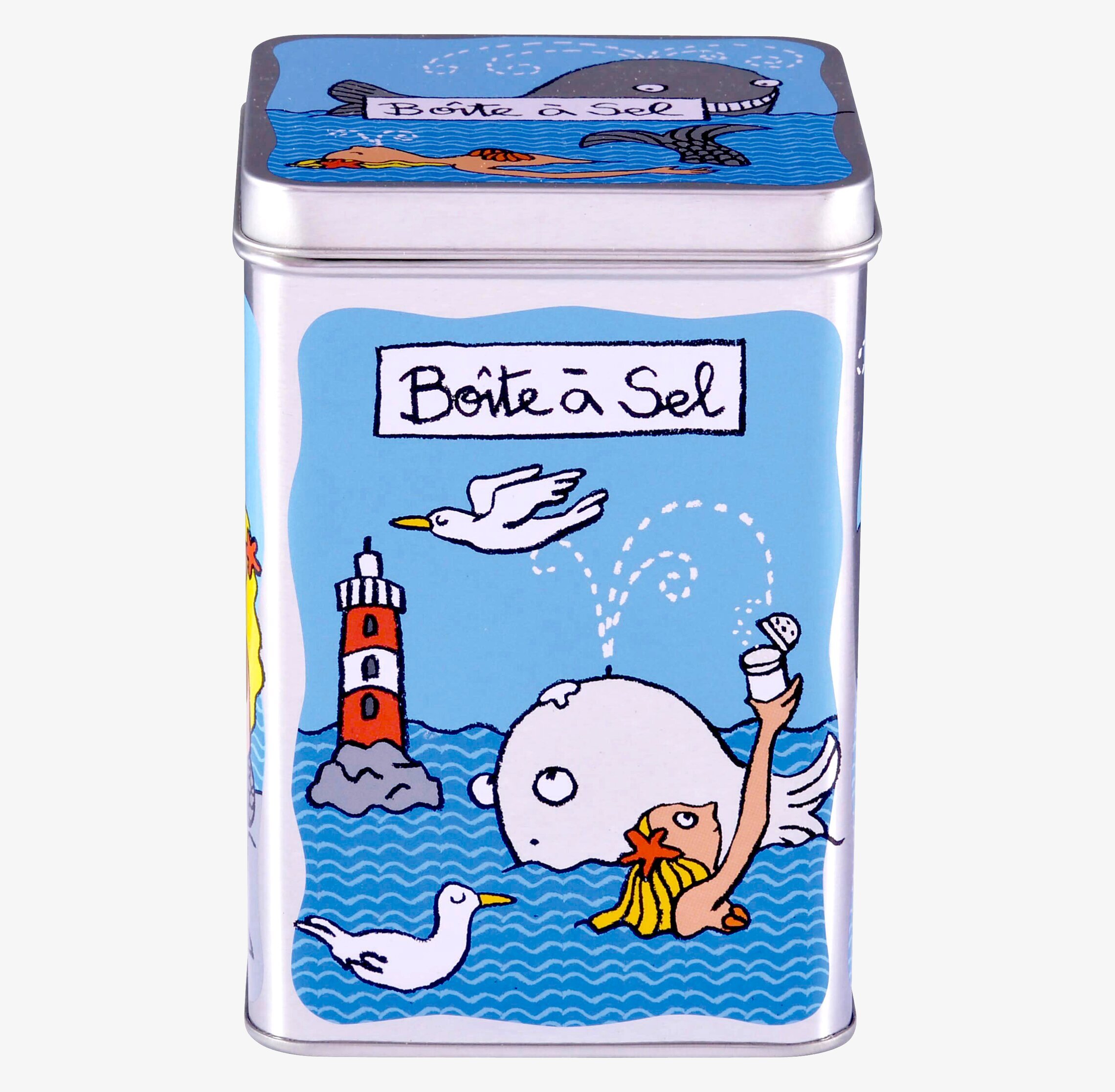 Plåtburk Salt Blå från Derriére la porte med maritim design