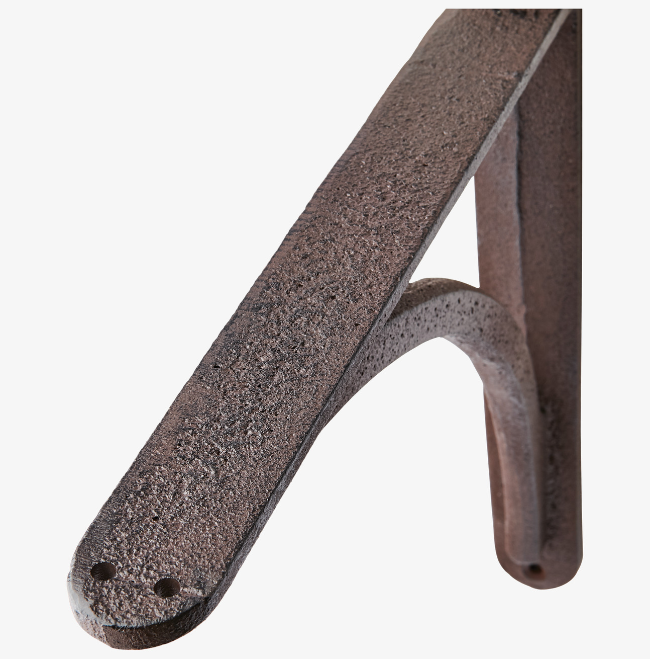 Hyllkonsol Frej Brun/Svart från Affari med grov textur