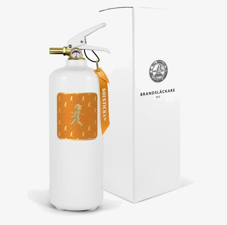 Brandsläckare 2 kg - 2023-års design från Solstickan