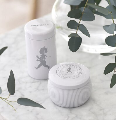 Doftljus Eukalyptus från Solstickan med elegant förpackning