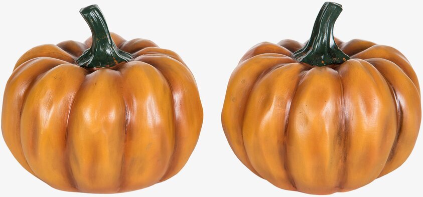 Pumpa Orange Poly Liten från A Lot Decoration, höstdekor