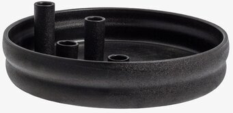 Ljusstake Svart - Bolmen från Storefactory i svart metall