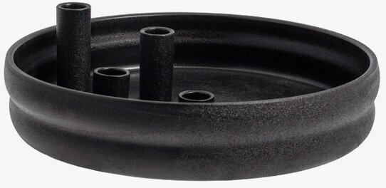 Ljusstake Svart - Bolmen från Storefactory i svart metall