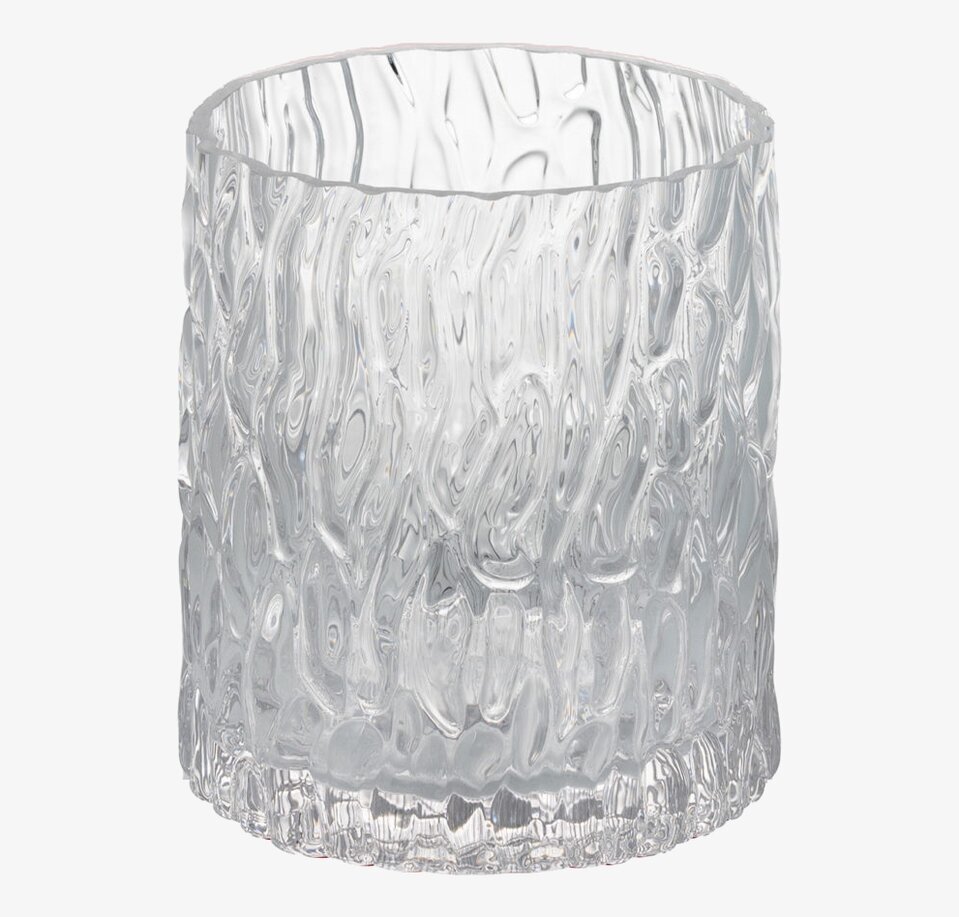 Ljuslykta Bubblig Stor från Storefactory med bubblig textur