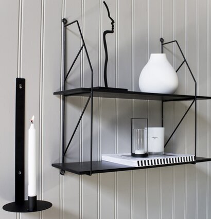 Väggljusstake Närsbo från Storefactory i svart metall