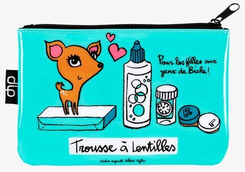 Väska för linser från Derrière la porte med hjortillustration