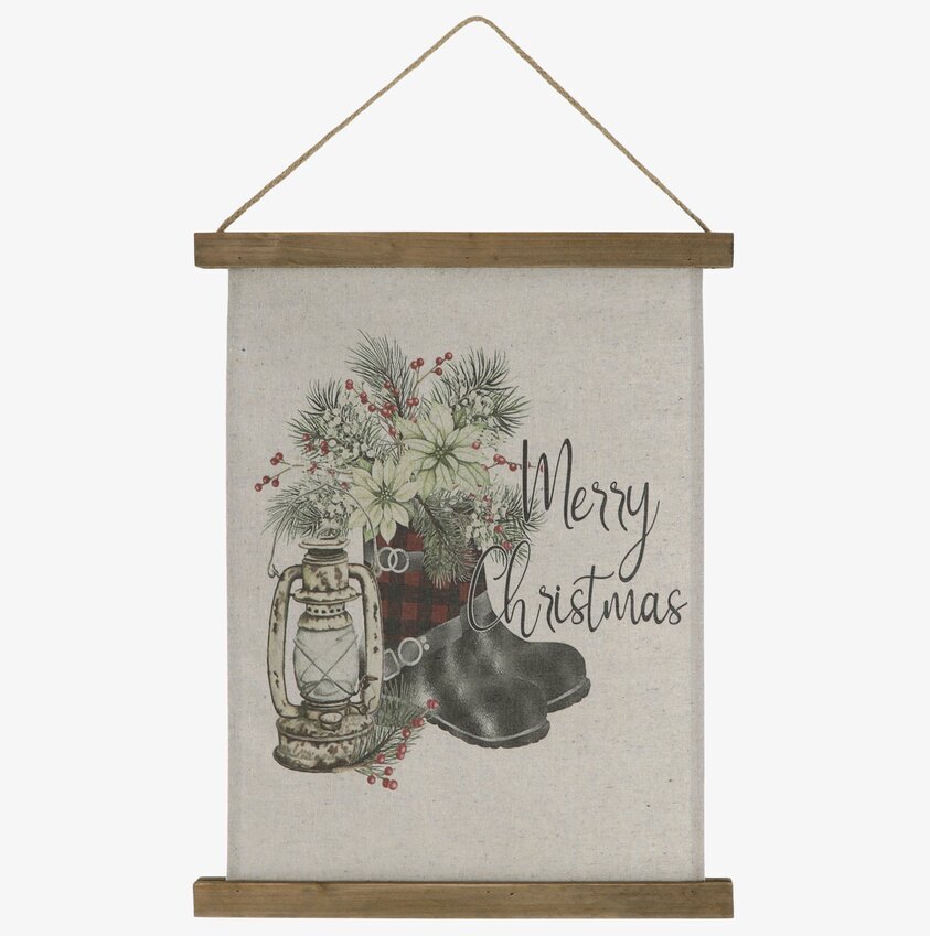 Canvastavla - Merry Christmas från Chic Antique med julmotiv