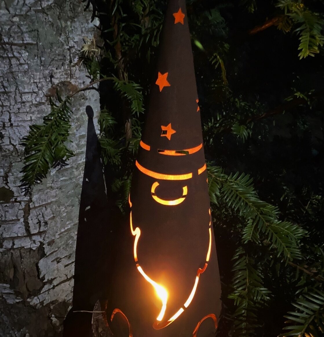 Tomte Kon Marschallhållare/Lykta från Lind Decoration