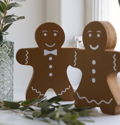 Pepparkaksgubbe/Pepparsgumma från Different Design i trä