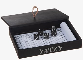 Yatzy Inkl Block/Tärningar från Different Design i träbox