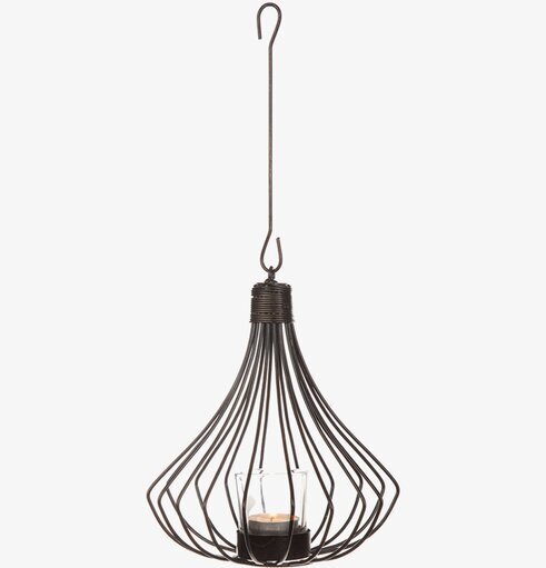 Ljuslykta Tråd Smide 23cm från Different Design mot bakgrund