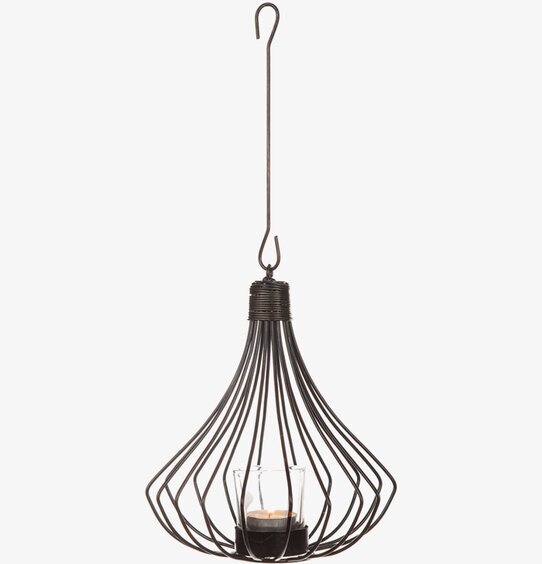 Ljuslykta Tråd Smide 23cm från Different Design mot bakgrund