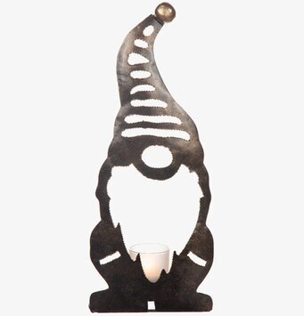 Tomte Ljuslykta Hamrad Plåt 30 cm från Different Design