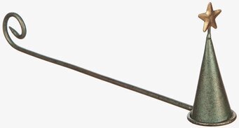 Ljussläckare Gran från Different Design med metallisk yta