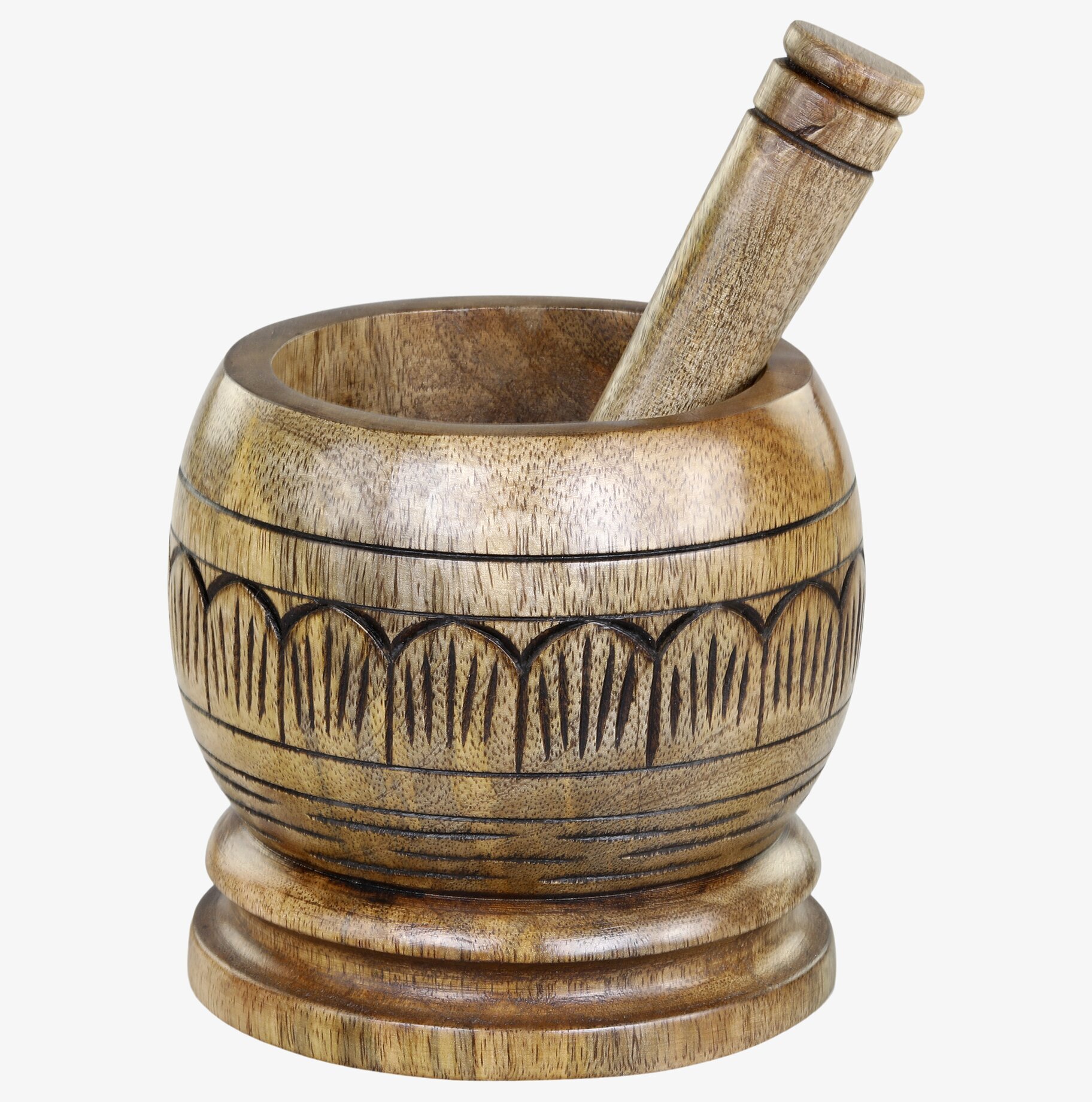 Mortel Tours Mangoträ från Chic Antique i hållbart mangoträ