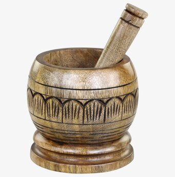 Mortel Tours Mangoträ från Chic Antique i hållbart mangoträ