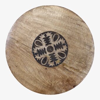 Tapasfat Med Roterande Fot från Chic Antique i trä