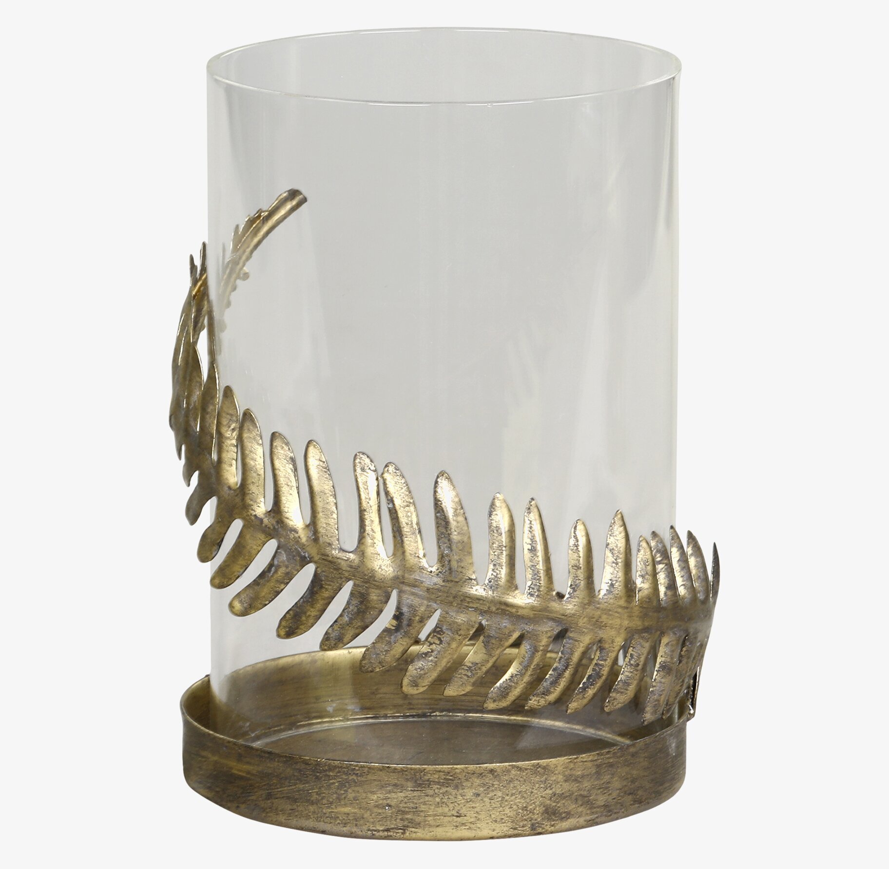 Ljushållare Blad Antik Mässing Stor från Chic Antique