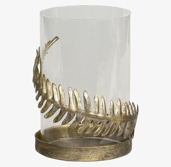 Ljushållare Blad Antik Mässing Stor från Chic Antique