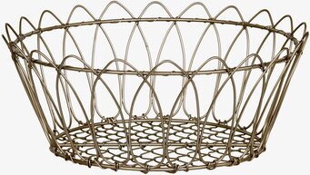 Trådkorg Antik Mässing från Chic Antique med rustik design