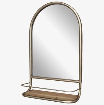 Väggspegel Med Hylla från Chic Antique med metallram