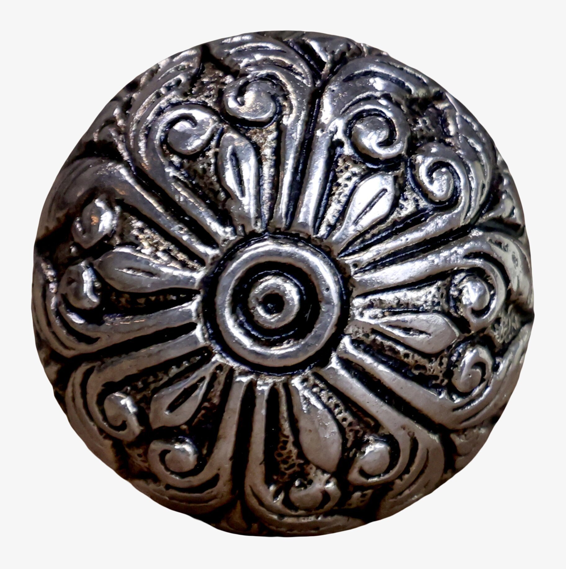 Väggknopp Antiksilver från Chic Antique med antik finish