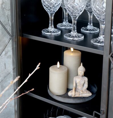 Harmony Buddha 18x13cm från Chic Antique med ljus och glas