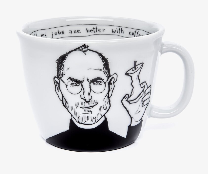 Porslinsmugg Steve - The Apple Man från PolonaPolona