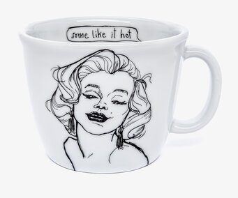 Porslinsmugg Marilyn - Some Like It Hot från PolonaPolona